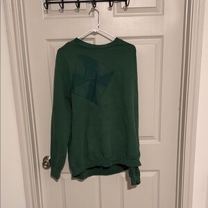 Women’s Dark Green Pullover Sweatshirt